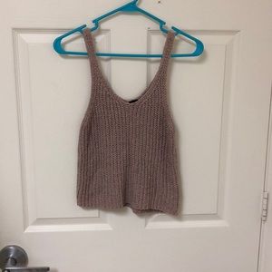 Knitted tank